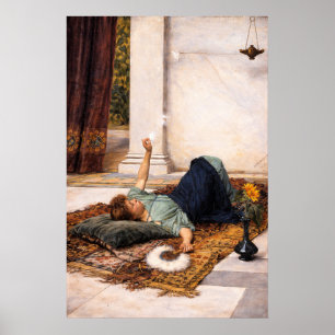 Poster É Doce Fazer Nada de Waterhouse