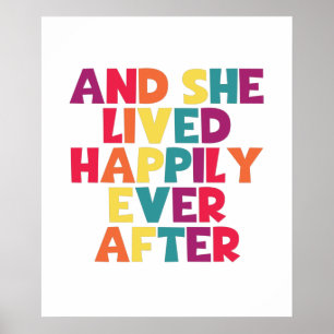 Poster E Ela Viveu Feliz Sempre Depois