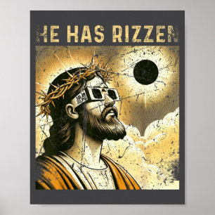 Poster É Ele Rizzen Jesus Rizzen Cristão