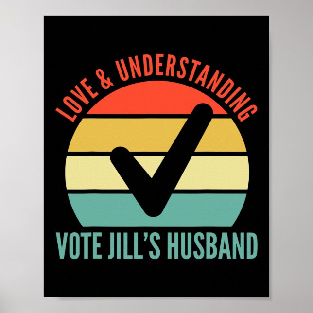 Poster E entender o marido de Vote Jill Joe Biden 20 (Frente)