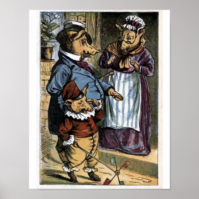 Pôster E esse porquinho chorou...... (Frente)