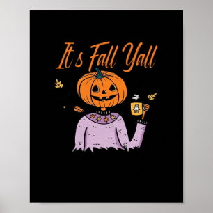 Poster É Fall Y’all Engraçado