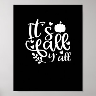 Poster É Fall Y'all! Gráfico de tendências