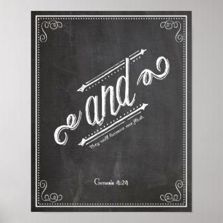 Poster E Gênesis 4:24 juntou-se
