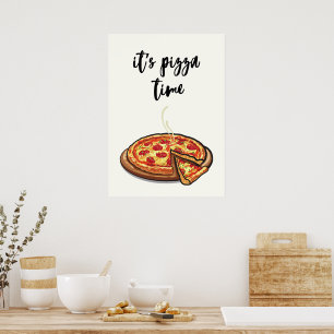 Poster É hora de pizza