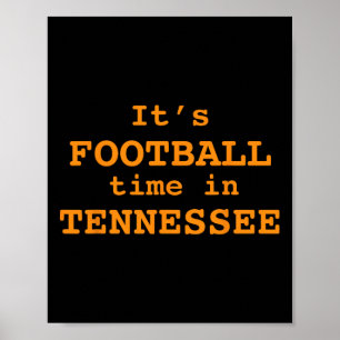 Poster É Hora do Futebol no Futebol do Tennessee Neyland