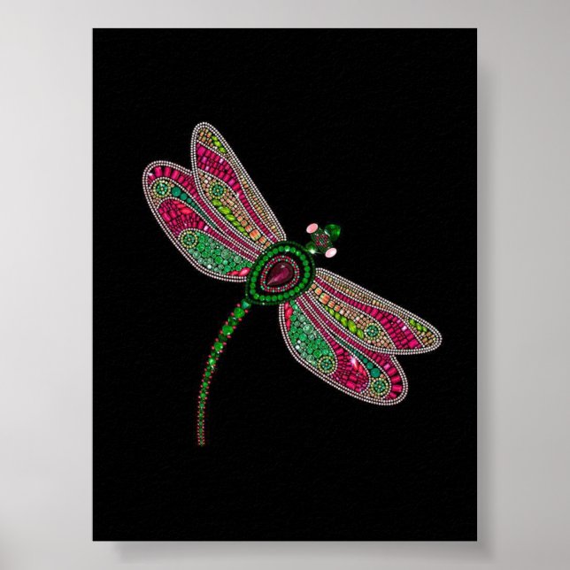 Poster e Impressão únicos - Flor artístico para mo (Frente)