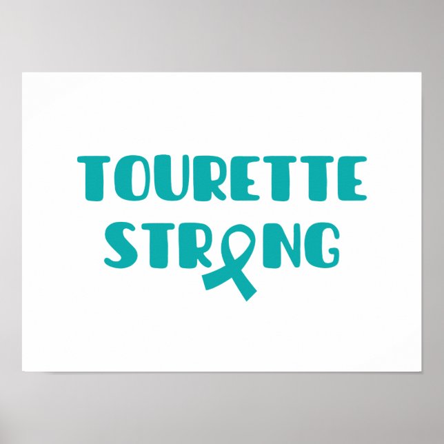 Poster e Impressões fortes do Tourette (Frente)