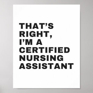 POSTER É ISSO QUE EU SOU UM ASSISTENTE DE ENFERMEIRA CER