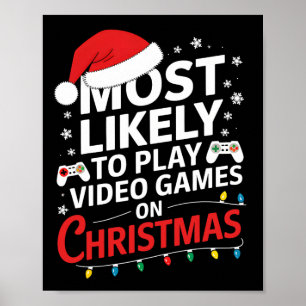 Poster É Mais Provável Jogar Videos games Em Vídeo De Nat