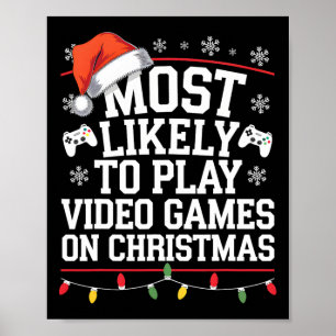 Poster É Mais Provável Jogar Videos games Em Vídeo De Nat