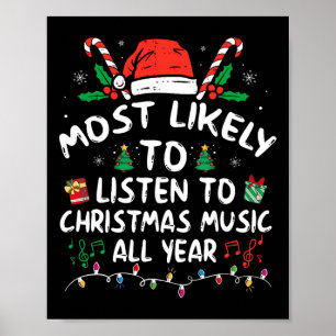 Poster É mais provável ouvir música de Natal o ano todo