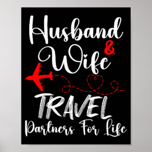 Poster E Marido Esposa Parceiros De Viagem Da Vida