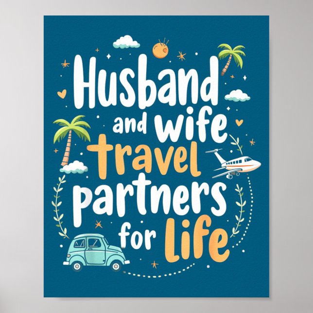 Poster E Marido Esposa Parceiros de Viagem Vida (Frente)