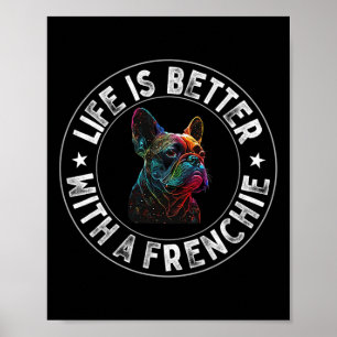 Poster É Melhor Com Um Francês - O Buldogue Francês