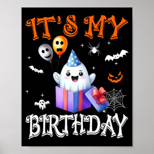 Poster É Meu Aniversário Fantasma Feliz Aniversário De Ha
