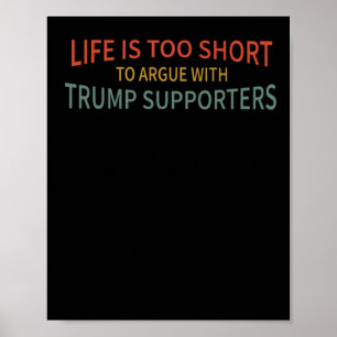 Poster É Muito Curto Para Discutir Com Apoiadores De Trem