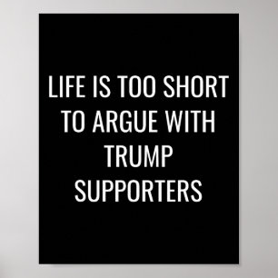 Poster É Muito Curto Para Discutir Com Os Apoiadores De T
