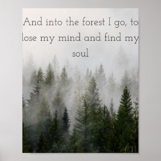 Poster E na floresta eu vou