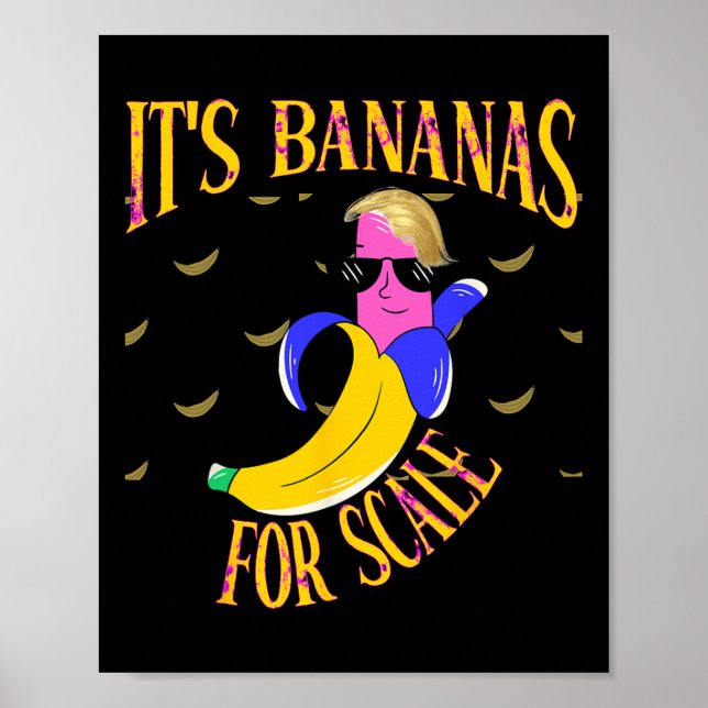 Poster É Nanas Para Escala Engraçado Trump (Frente)