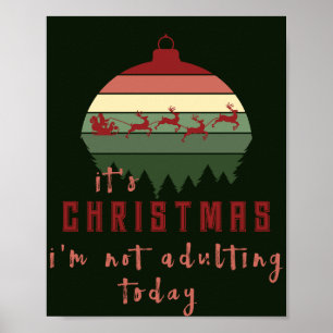 Poster É Natal que eu não vou adultar hoje