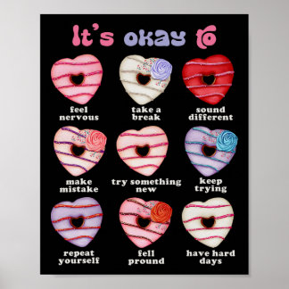 Poster É Normal Sentir-se Nervoso Saúde Mental Positiva