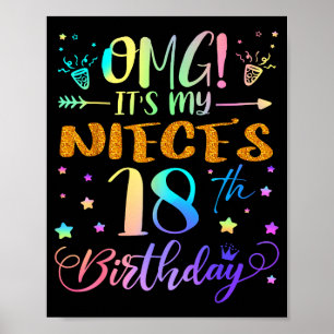 Poster É o 18º aniversário da minha sobrinha, doce 18 ano