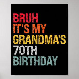 Poster É o 70º aniversário da minha avó Rainha 70 anos