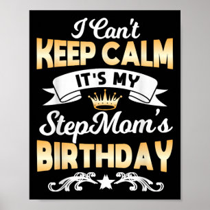 Poster É o Camiseta de Aniversário da Minha Madrasta Não