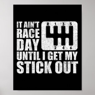 Poster É o Dia da Corrida até que eu tire o palito do fun