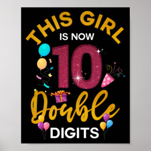 Poster É O Meu 10.º Aniversário Esta Garota Tem Agora 
