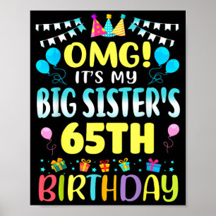Poster É O Meu 65º Aniversário Da Minha Irmã Mais Velha D