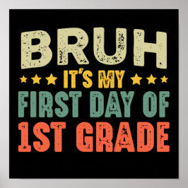 Poster É o meu primeiro dia de 1rua de volta à escola