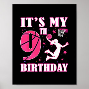 Poster É o meu tema de festa de 9 anos de idade do Sketll