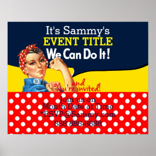 Pôster É o seu suprimento personalizado do Rosie Party