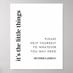 Poster É o Sinal de Banheiro de Casamento