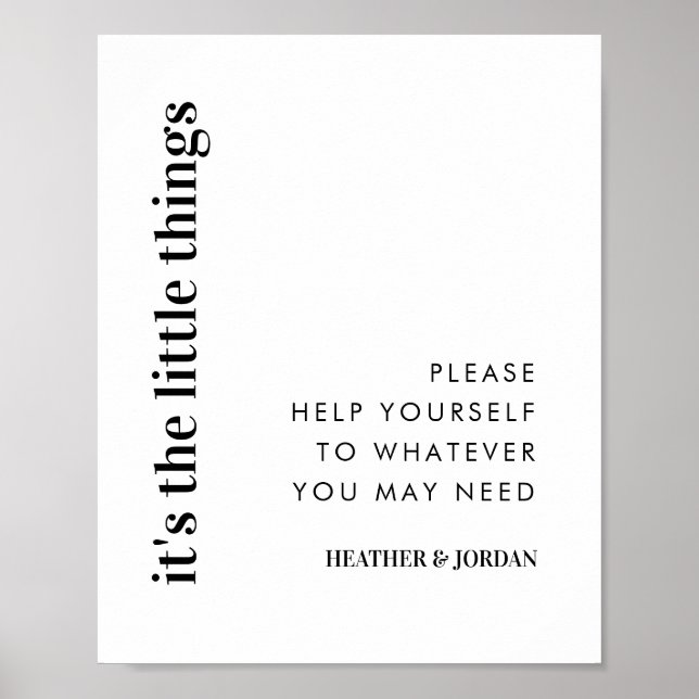 Poster É o Sinal de Banheiro de Casamento (Frente)