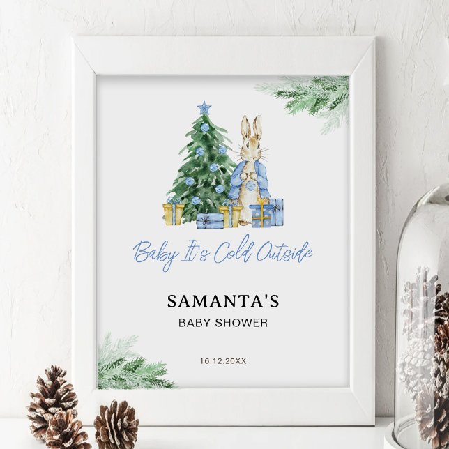 Poster É o sinal de boas-vindas do Chá de fraldas externo (Criador carregado)