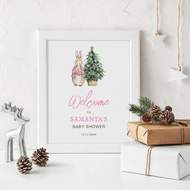 Poster É o sinal de boas-vindas do Chá de fraldas externo (Criador carregado)