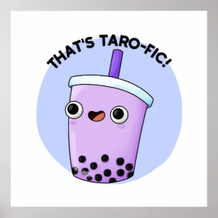 Poster É o Taroffic Funny Boba Tea Pun