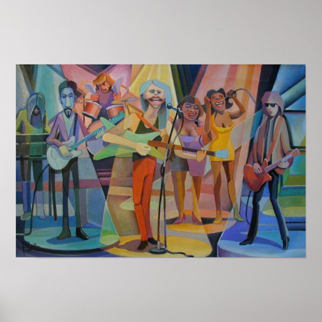 Pôster É o único Rock and Roll (Frente)