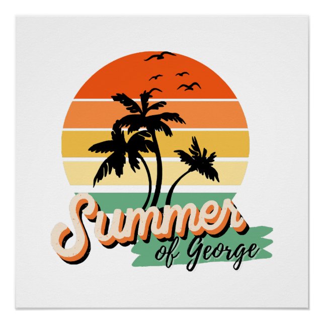 Pôster É o Verão de George (Frente)
