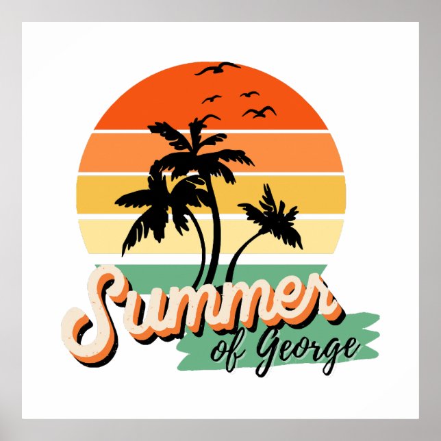 Poster É o Verão de George (Frente)