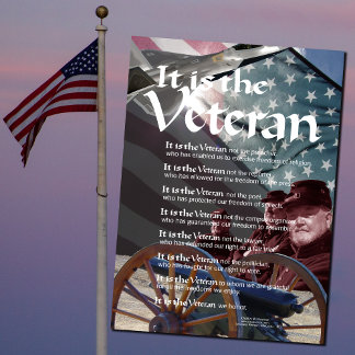 POSTER É O VETERANO