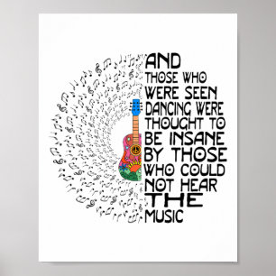 Poster E Pensava-Se Que Aqueles Que Eram Vistos A Dançar.