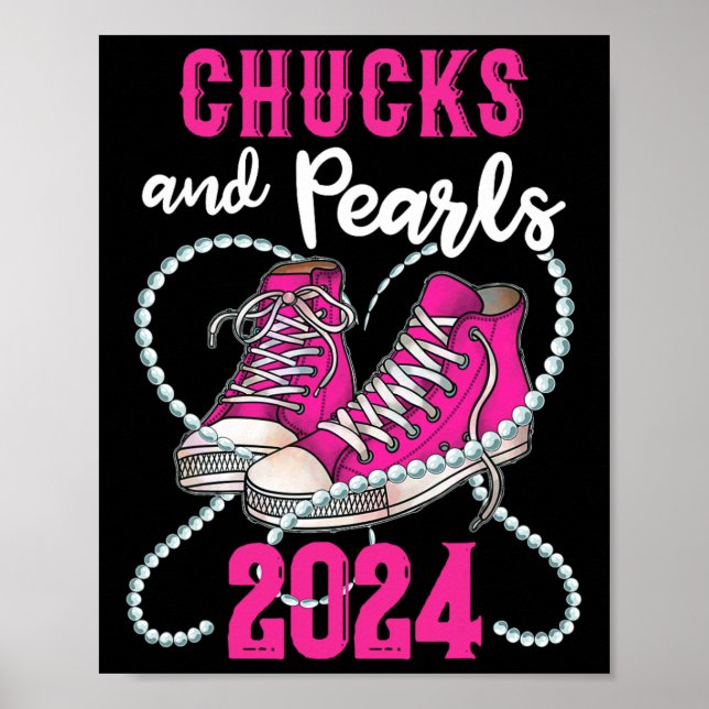 Poster E Pérolas Estou com seu Presidente Kamala 2024 (Frente)