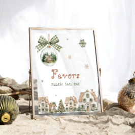 Poster É preciso um Chá de fraldas de Natal na vila