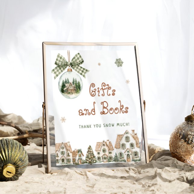 Poster É preciso um presente e livros para Chás de fralda (Criador carregado)