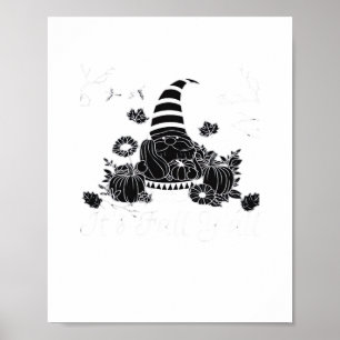 Poster É "Pumpkin Gnomo Autumn Tree Hello Fa"