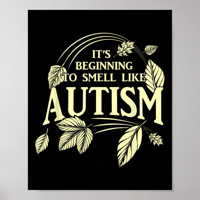 Poster É Quase Autismo Engraçado, Aut. (Frente)